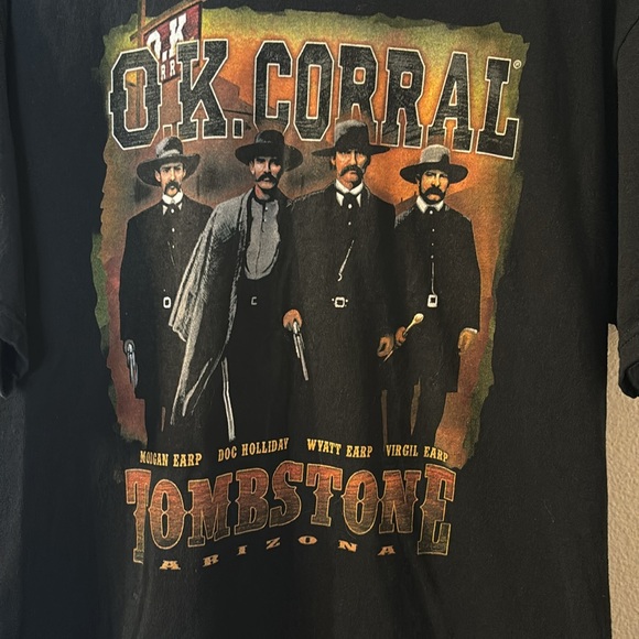 O.K Corral Tombstone movie tee size large - Picture 2 of 4